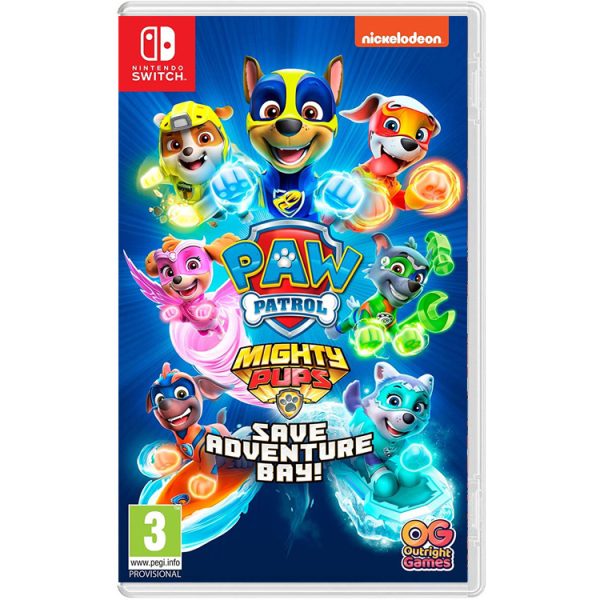 PAW Patrol Mighty Pups Save Adventure Bay! Nintendo