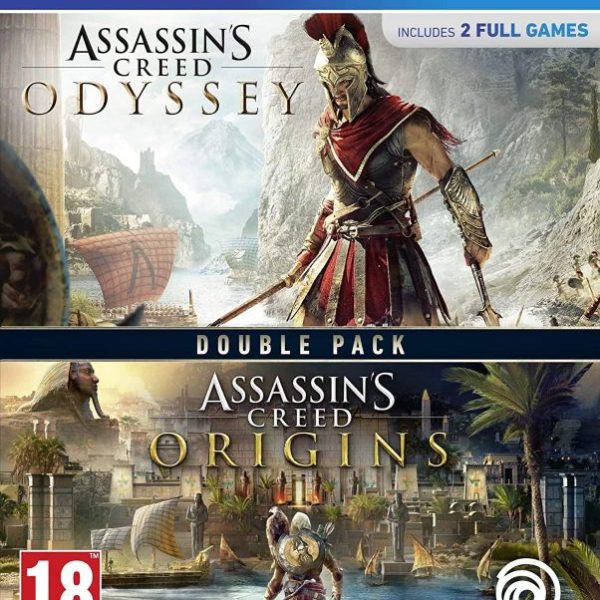 Double Pack: Assassin’s Creed Odyssey + Assassin’s Creed Origins - PS4